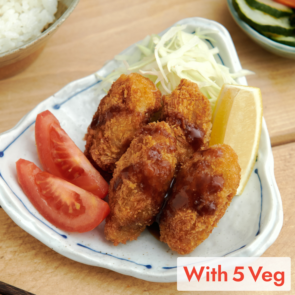 Fried Oyster (+5 veg)