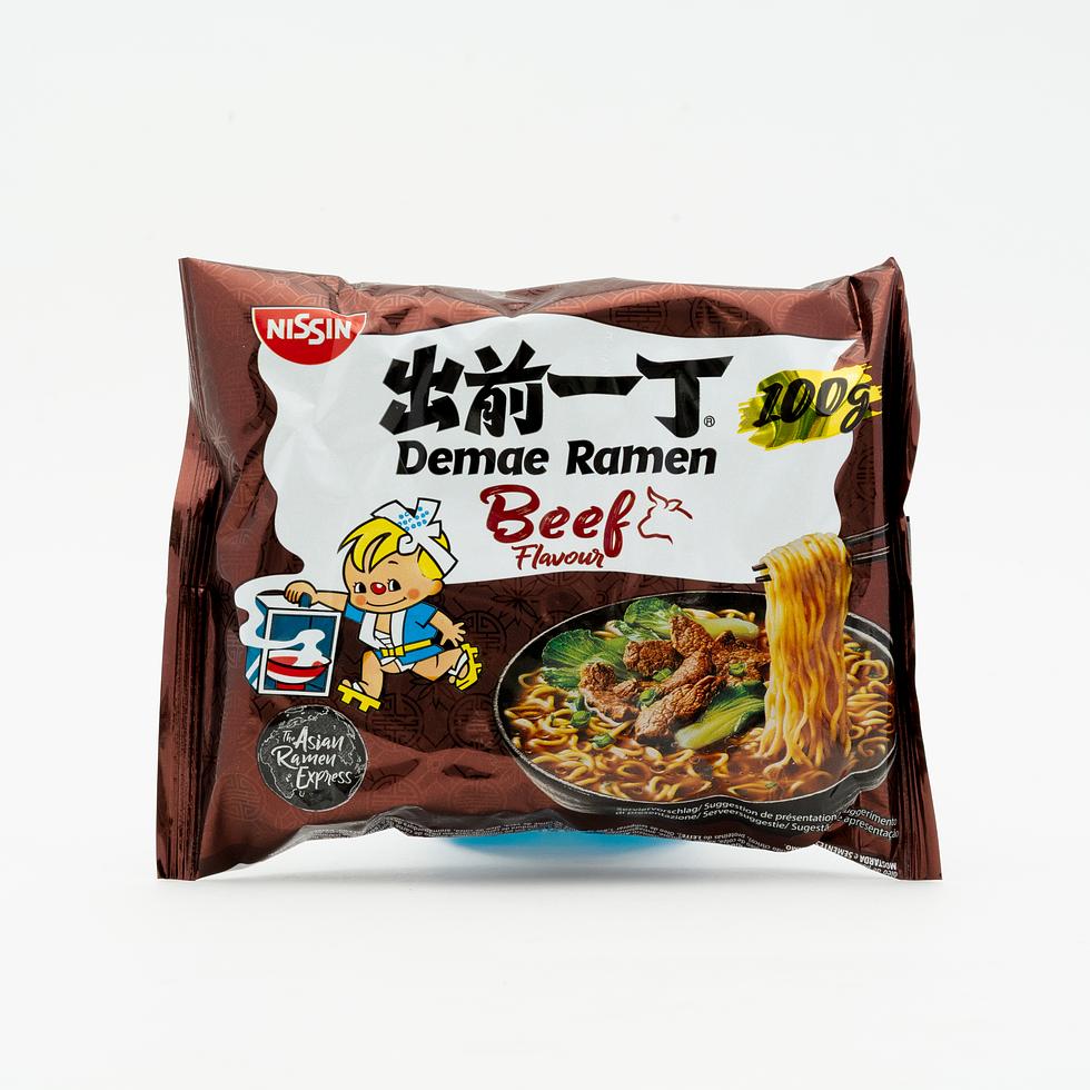 【DDM:30/09/2026】 NISSIN DEMAE RAMEN BOEUF ÉPICÉ 100g