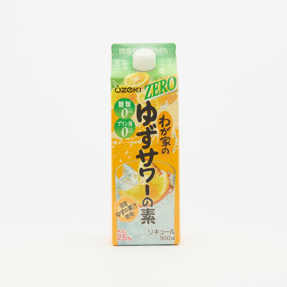 Ozeki Wagaya no Yuzu Sour Base ZERO 25% 900ml