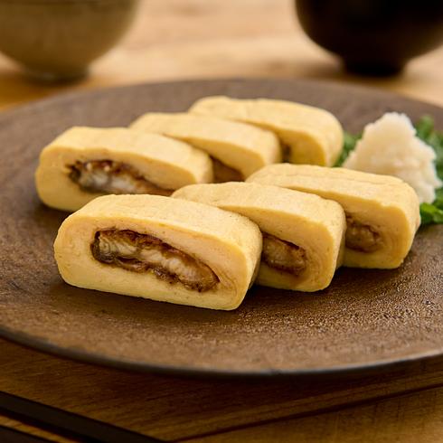 Kyoto Style Eel-Filled Dashimaki Tamago (Umaki) ~Made with Kombu and Bonito Dashi from Hokkaido~ by Hideki Hiwatashi (Approx. 15 cm, Approx. 6 slices)