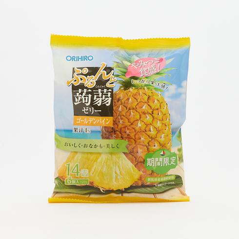 Orihiro Purun to Konnyaku Jelly Pouch Golden Pineapple Flavour 120g