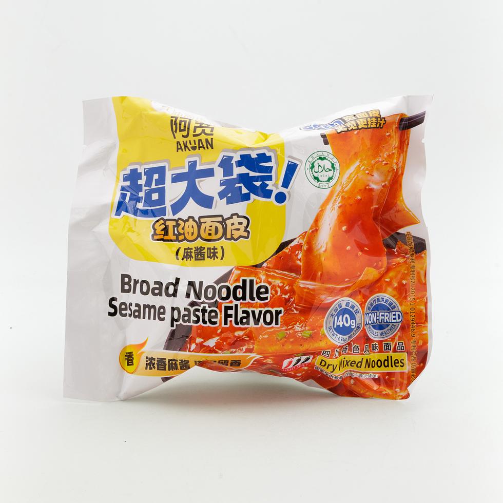阿寛 インスタントビャンビャン麺（超大袋）- 胡麻だれ 140g