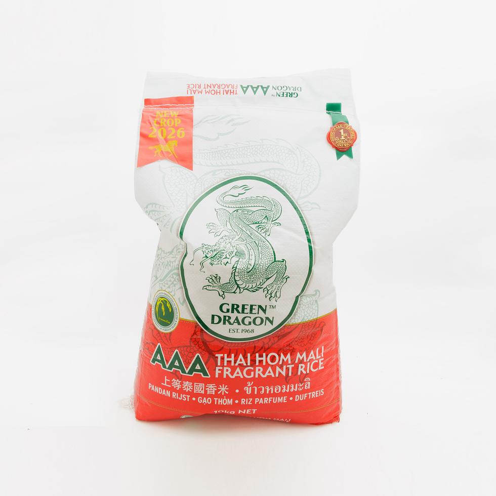 Green Dragon AAA Thai Hom Mali Fragrant Rice (Jasmine Rice) 10kg