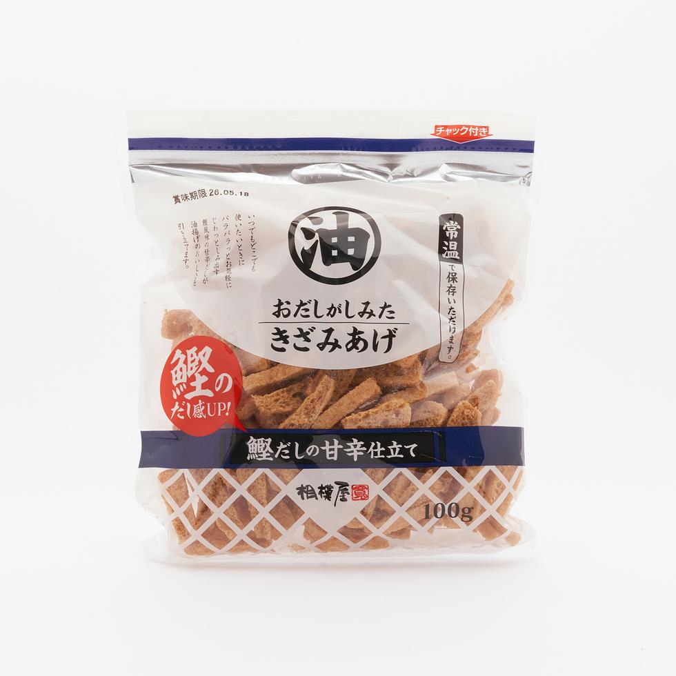 【Best Before:11/09/2026】 Bonito Dashi Flavoured Fried Tofu Strips 100g
