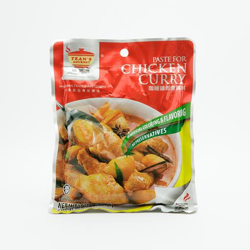Tean’s Gourmet Paste for Chicken Curry 200g (Serves 6–8)