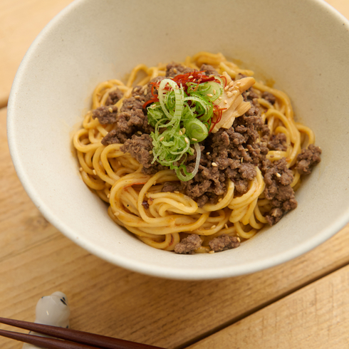Japanese Style Brothless Dandan Noodles with Monohon Noodles