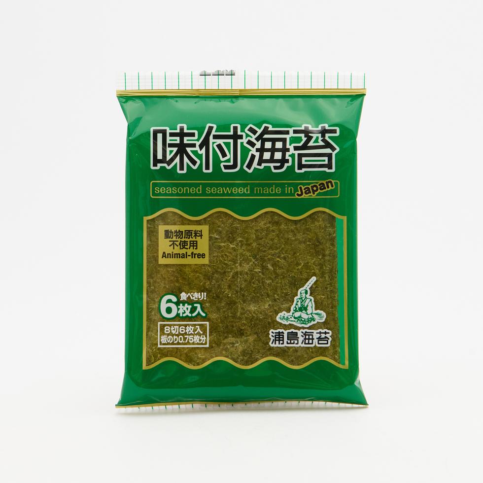 Urashima Ajitsuke Nori Seasoned Seaweed 6 Sheets 13.5g