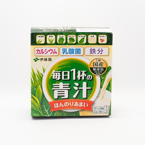 【Best Before:30/09/2026】 Itoen Powdered One Cup of Green Juice Every Day Soy Milk Mix 20 packets
