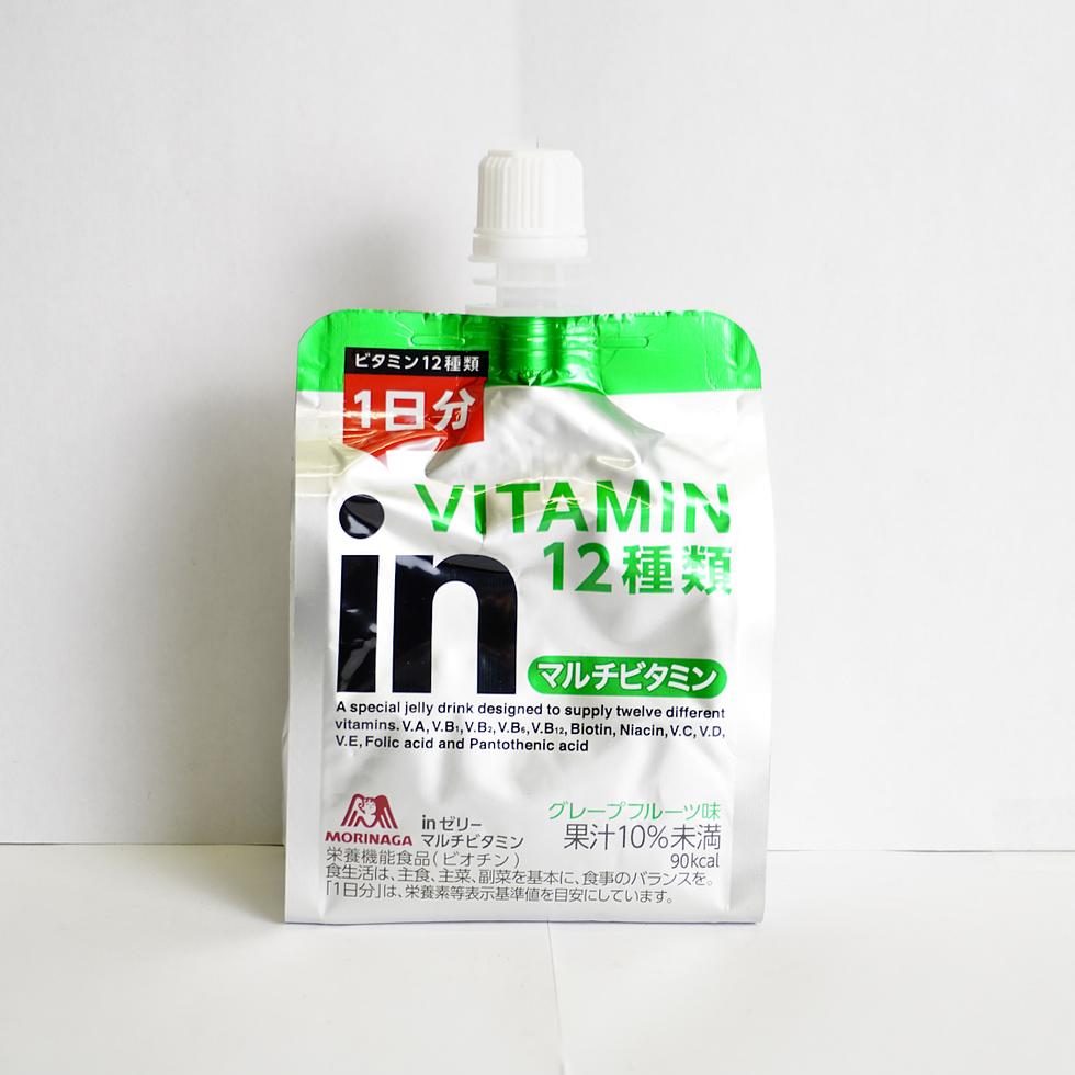 【DDM:31/10/2026】 Morinaga In Jelly : Multi-vitamines (saveur pamplemousse)