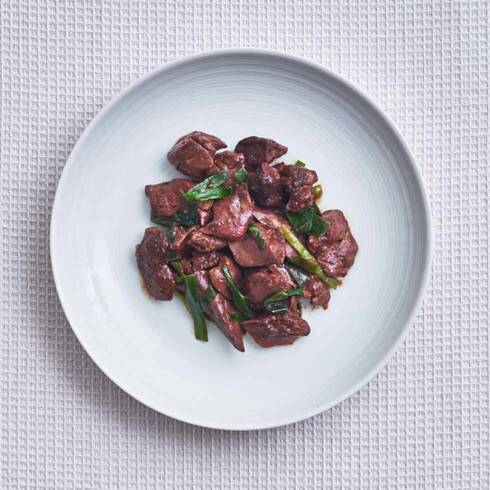 Stir-Fried Chicken Liver and Chinese Chives