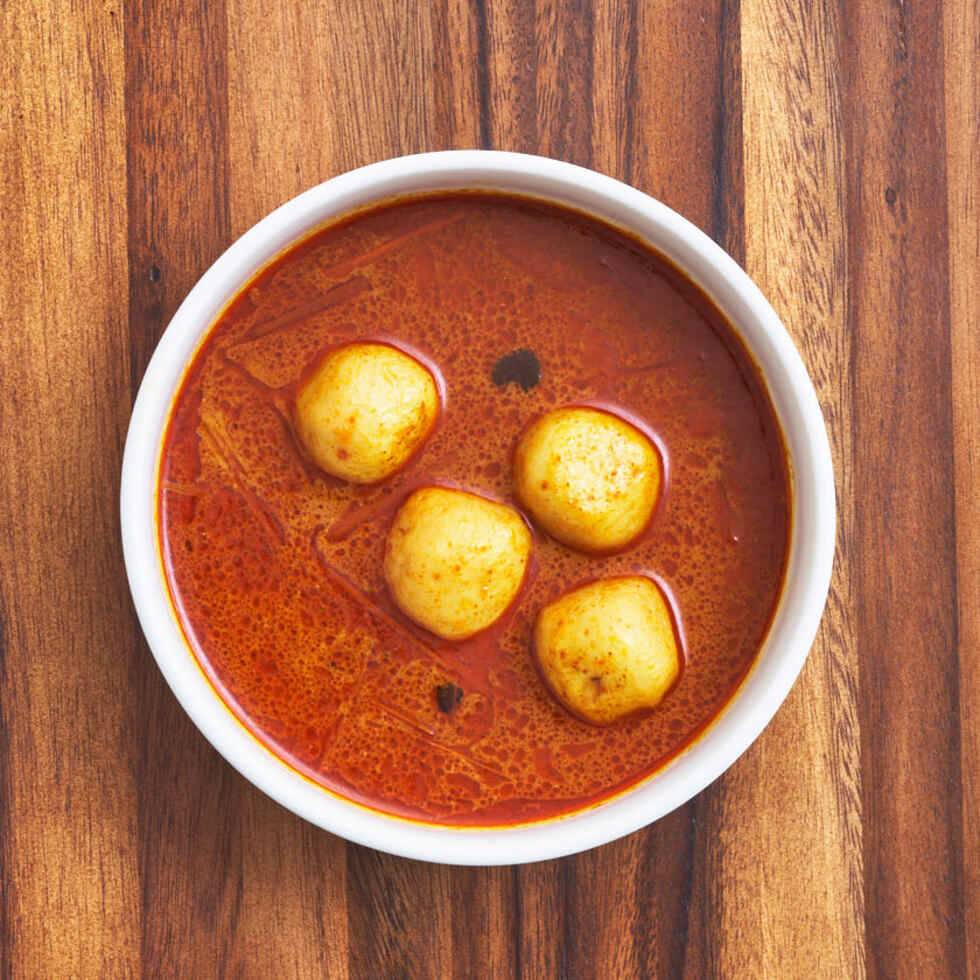 Malaysian Fish Ball Laksa Soup