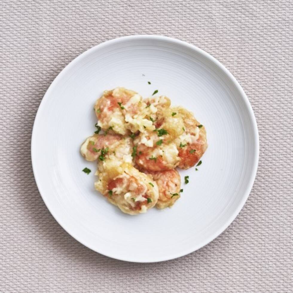 Fried King Prawn with Ginger & Garlic Mayo