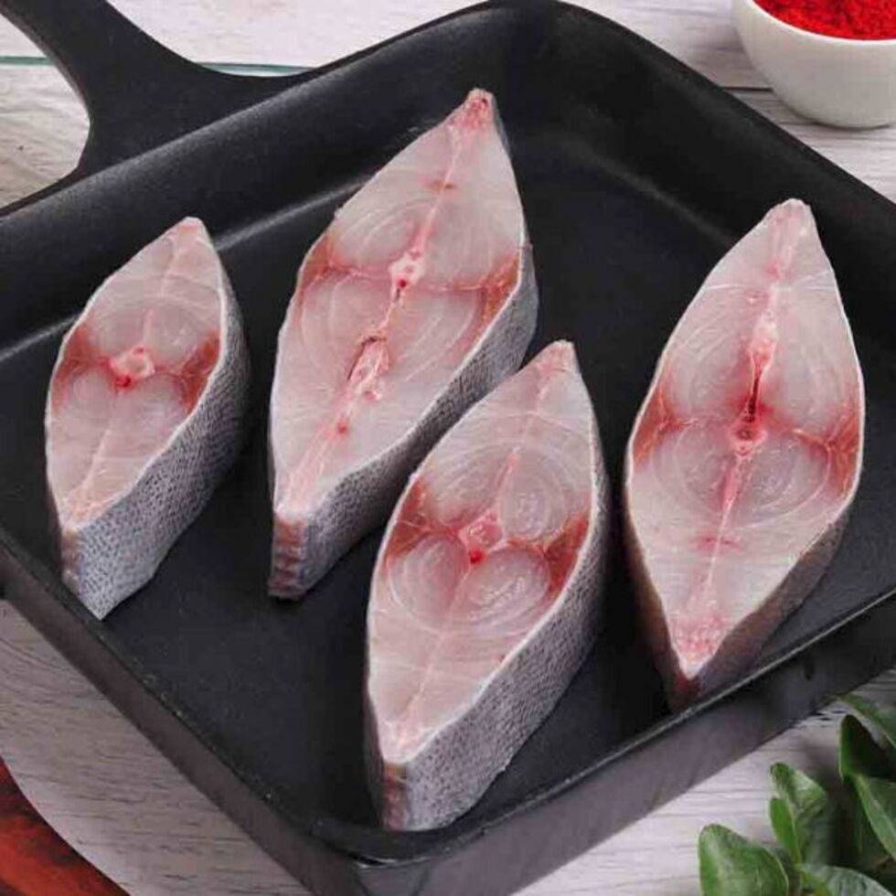 Pomfret for Cooking (Steak cut/with skin and bone)