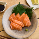 Salmon Sashimi 80-90g by Nobu Sakaguchi (15 years at a Michelin starred)