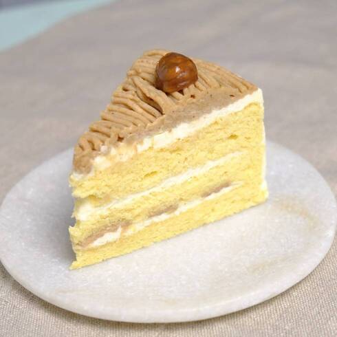 Mont Blanc Cake (Chestnut Cream Cake) by OKASHI to SWEETS