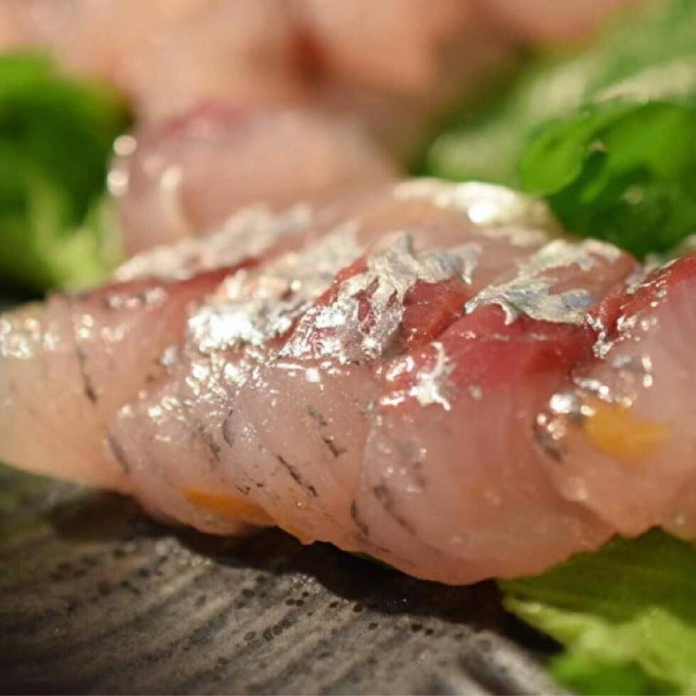 Flying Fish Sashimi by Nobu Sakaguchi (Roka's ex head sushi chef)