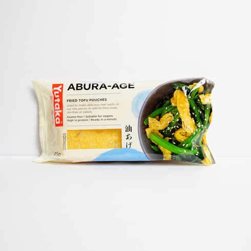 Yutaka Abura Age Fried Bean Curd 2pcs - When received, this could be defrosted especially outside London.