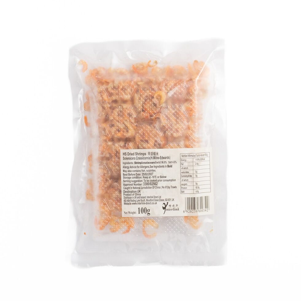 華盛水產 蝦米 100克