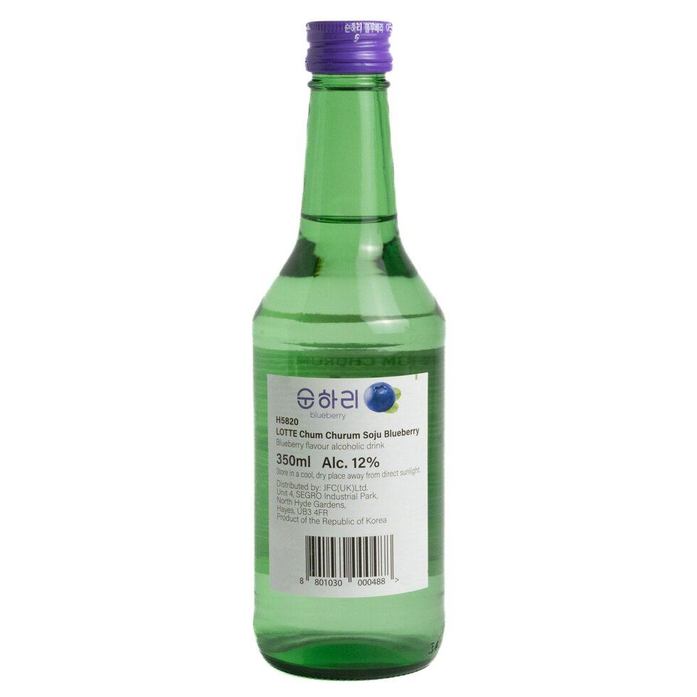 Lotte Chum Churum Blueberry Soju 12% 350ml