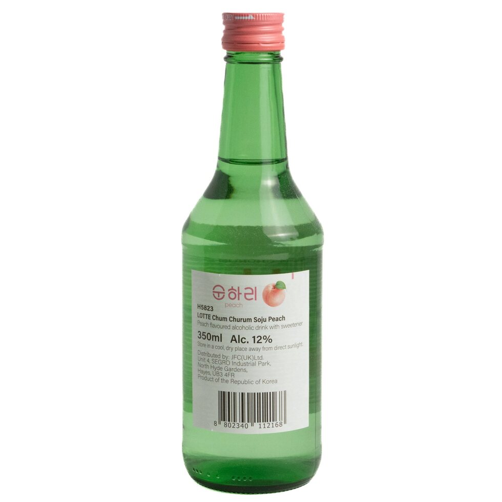 Lotte Chum Churum Peach Soju 12% 350ml