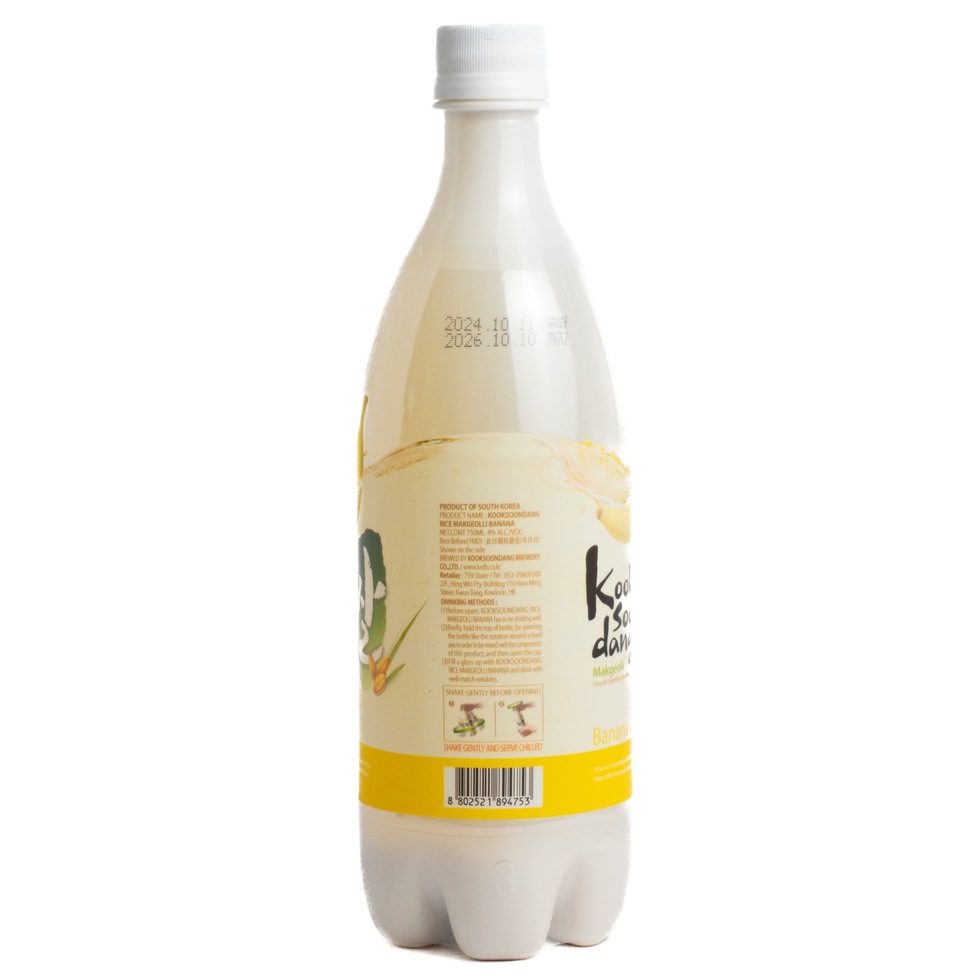 Kooksoondang Banana Makgeolli 4% 750ml