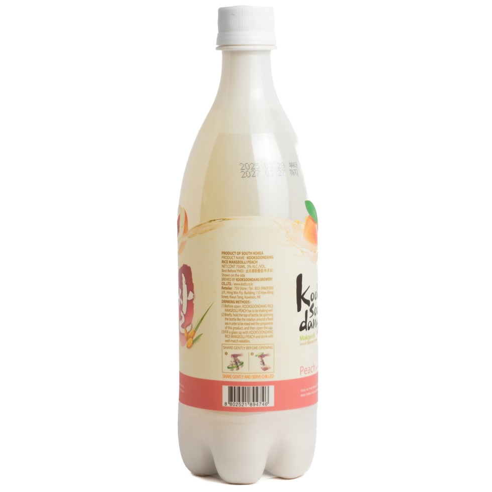 Kooksoondang Makgeolli Peach 3% 750ml
