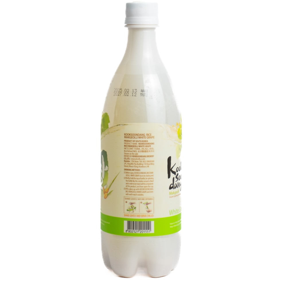 クッスンダン マッコリ グリーングレープ 3% 750ml