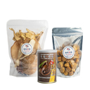 Premium Dried Seafood Health Set - Japanese Dried Scallops 150g, Hong Kong Seafood Braised Abalone In Brown Sauce (6 Pieces) 425g, Herbal Soup Pack - With Free Flounder Fish Powder 50g and a Canvas Bag