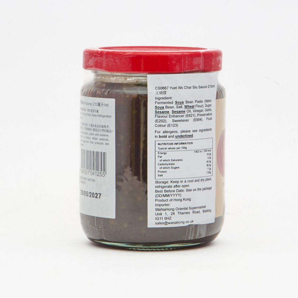 Yuet Wo Char Siu Sauce 210ml