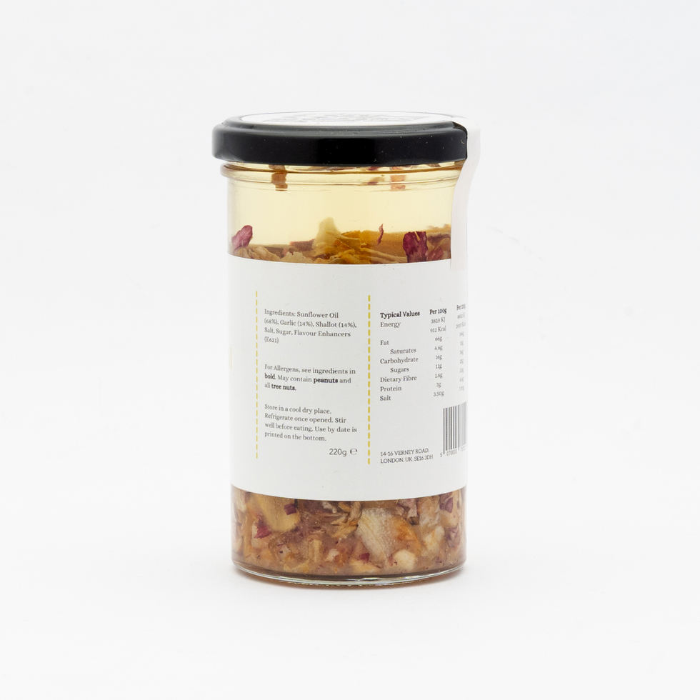 Yenryancooks 香ばしいクリスピーフライドオニオン＆ガーリックソース 220g