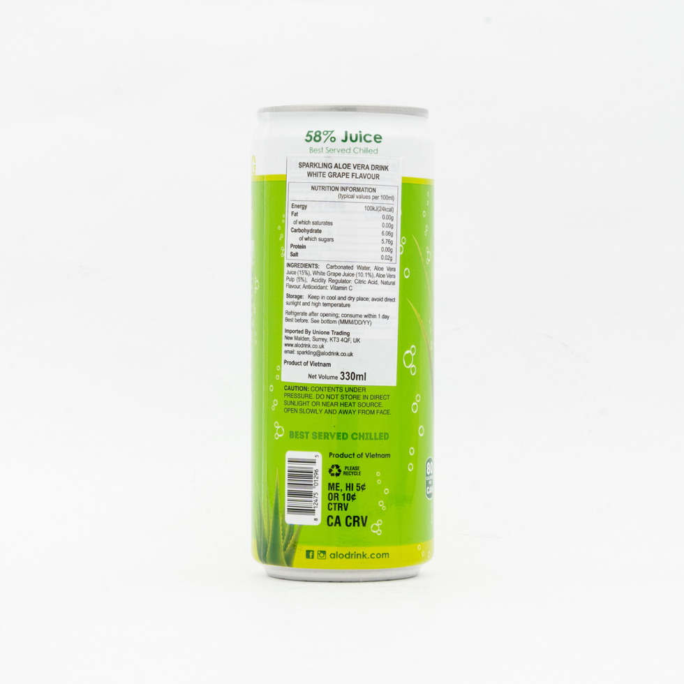 Alo Sparkling White Grape