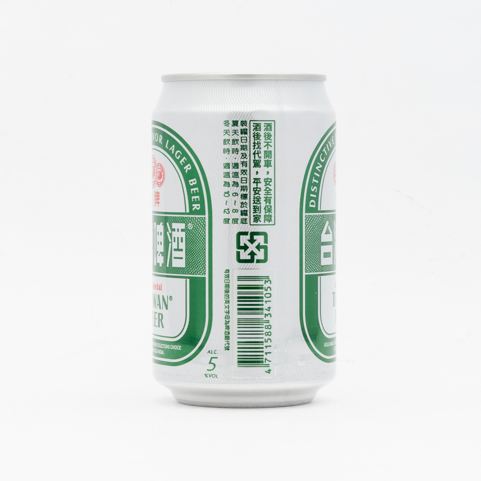 台湾啤酒 ゴールドメダルビール（アルコール5%） 330ml