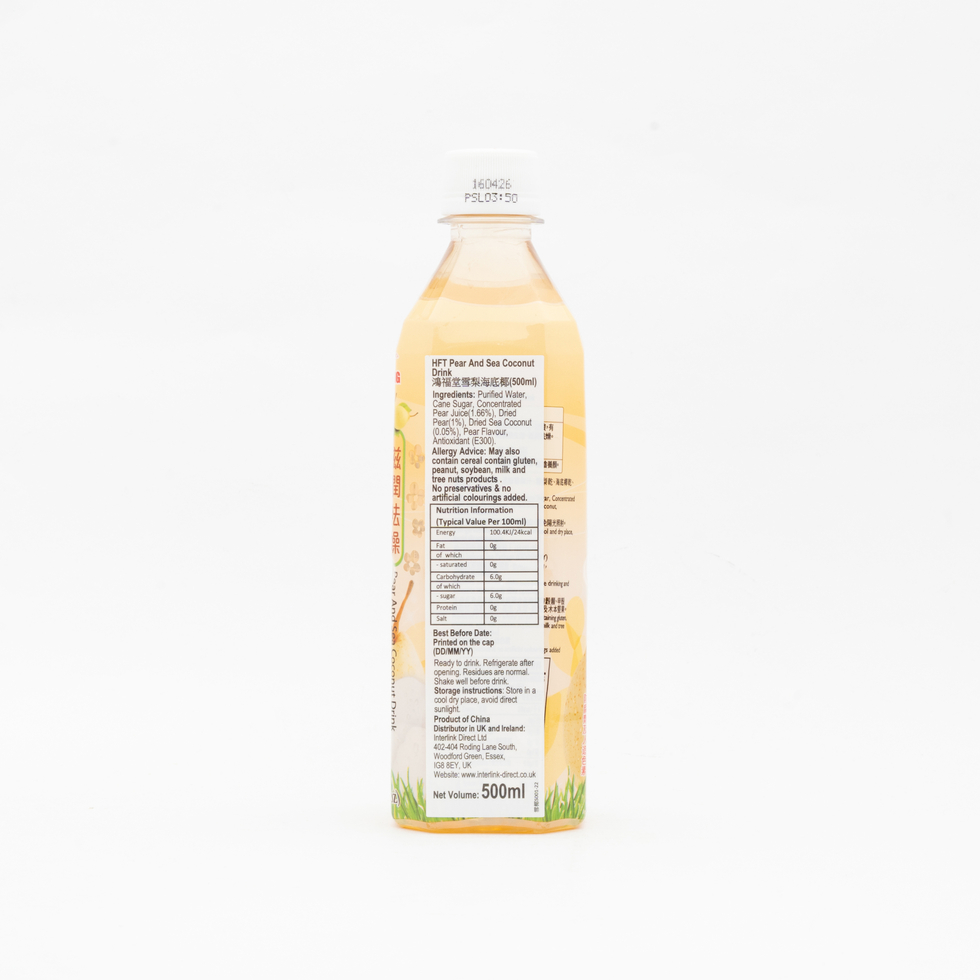 Hung Fook Tong Pear and Sea Coconut Drink 500ml