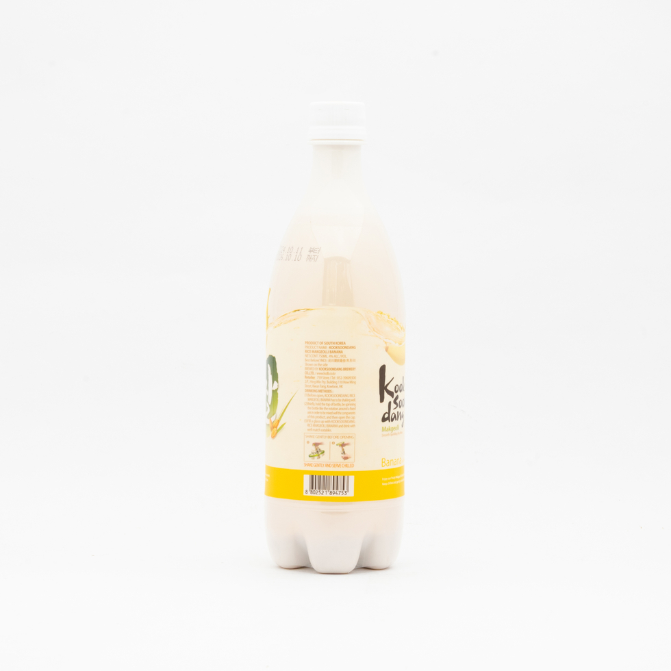 麴醇堂 韓國馬格利香蕉米酒 4% 750毫升