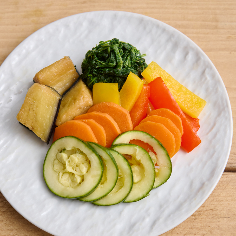 鶏のもも肉と焼肉屋のねぎ塩だれ（お野菜5種付）