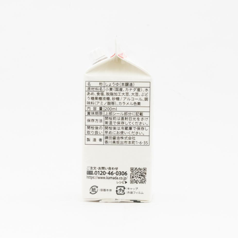 鎌田醬油 刺身醬油 200ml