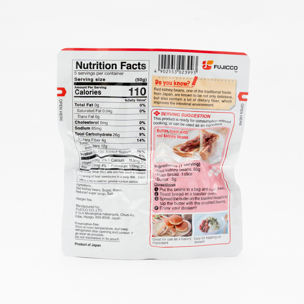 Fujicco Hokkaido Kintoki Beans Ready To Eat 250g