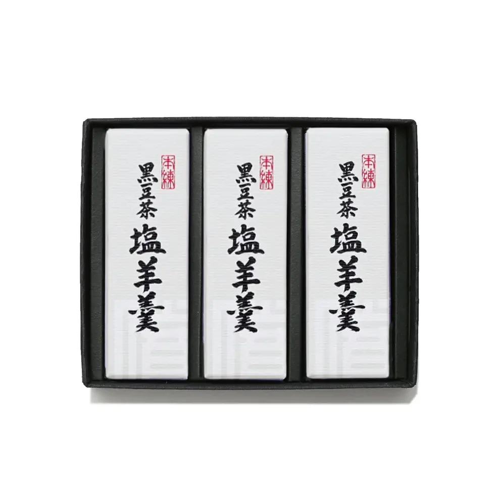 Kaneido Black Soybean Tea & Sea Salt Yokan Jelly 3 pcs