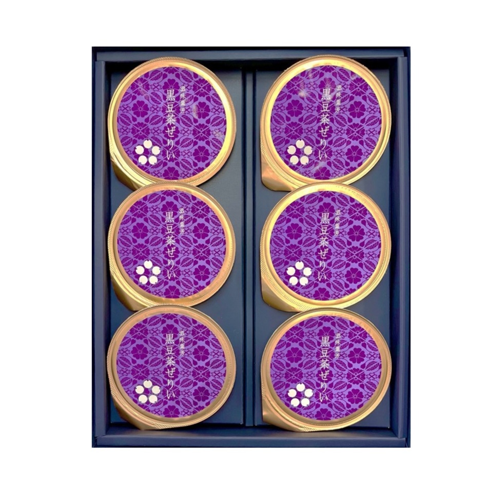 Kaneido Black Soybean Tea Jelly 6 pcs
