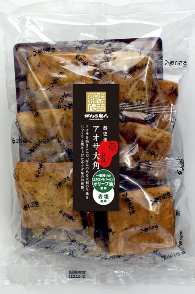 頑固職人 青海苔岩鹽煎餅