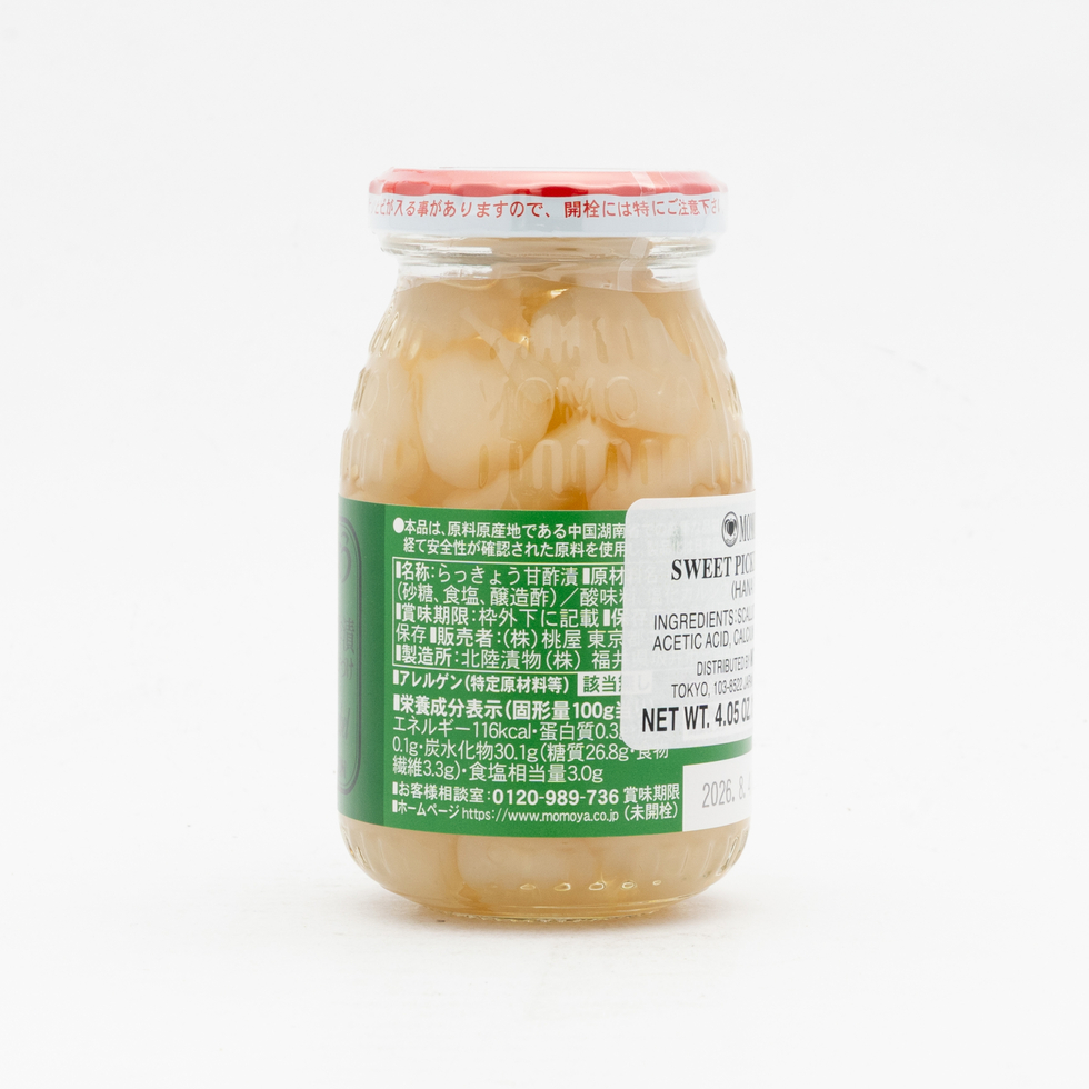 Momoya Hana Rakkyo Pickled Japanese Scallions 180g