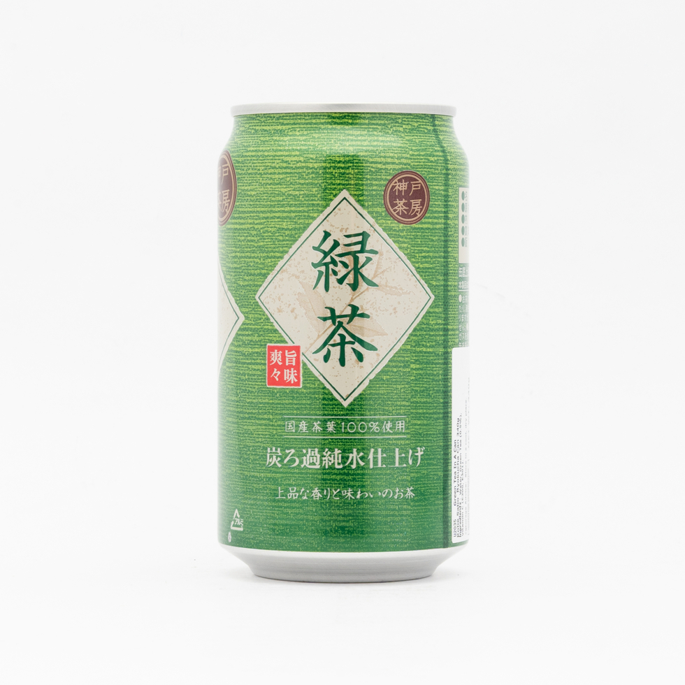 神戶茶房 綠茶 340克罐裝