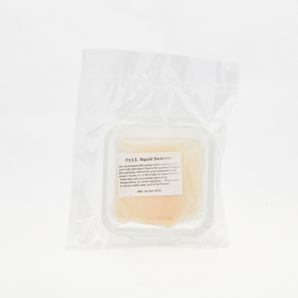 ヤリイカの刺身 55-60g by 坂口信政（1つ星で15年）