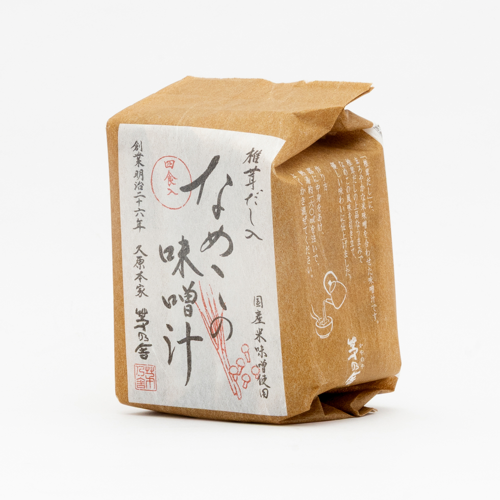 Kayanoya Freeze-Dried Nameko Mushroom Miso Soup (4 packets)