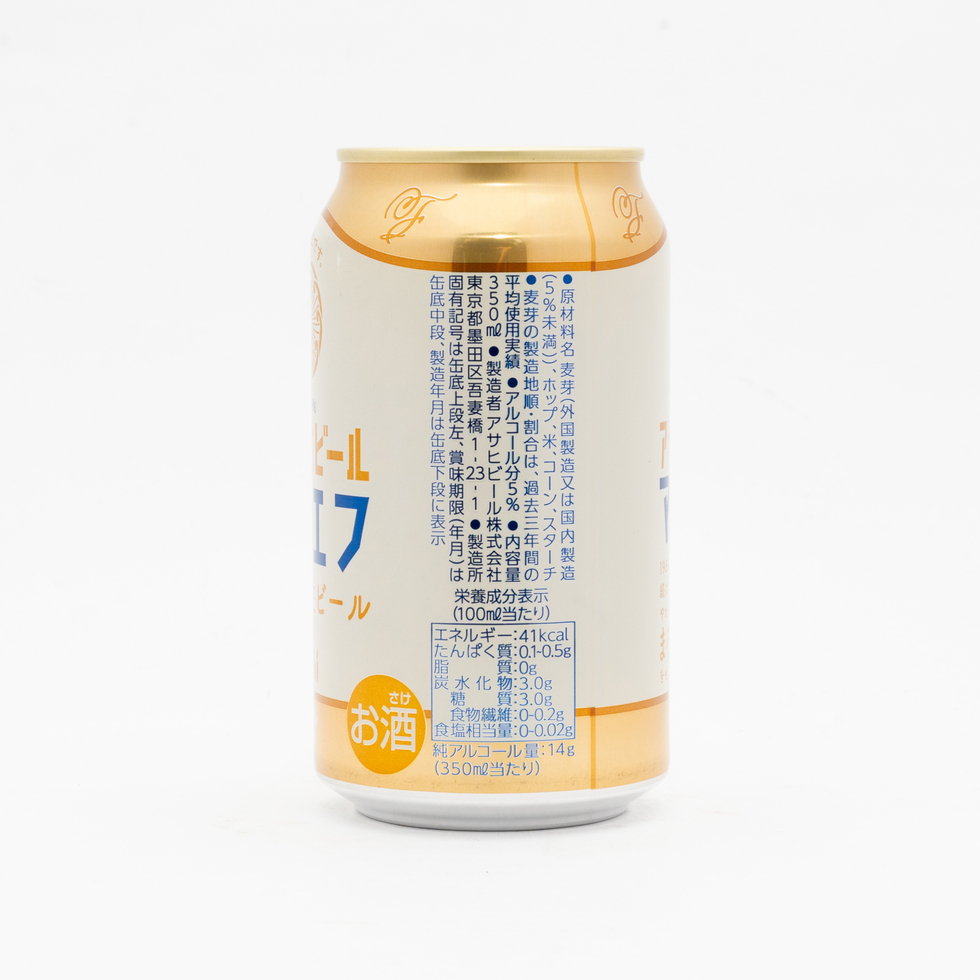 朝日 Maruefu 生啤酒 350毫升