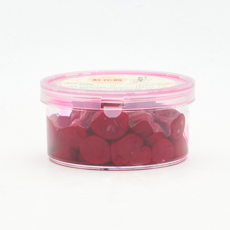 Chinriu Honten Benihana Ume – Small All-Natural, Traditional Salty & Sour Red Umeboshi 120g