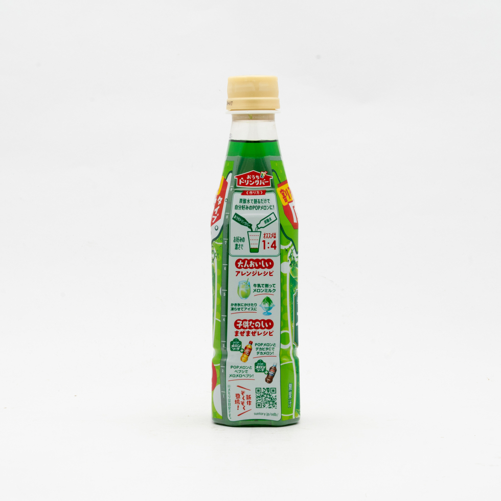 三得利 POP哈密瓜蘇打原液濃縮飲品 稀釋5倍