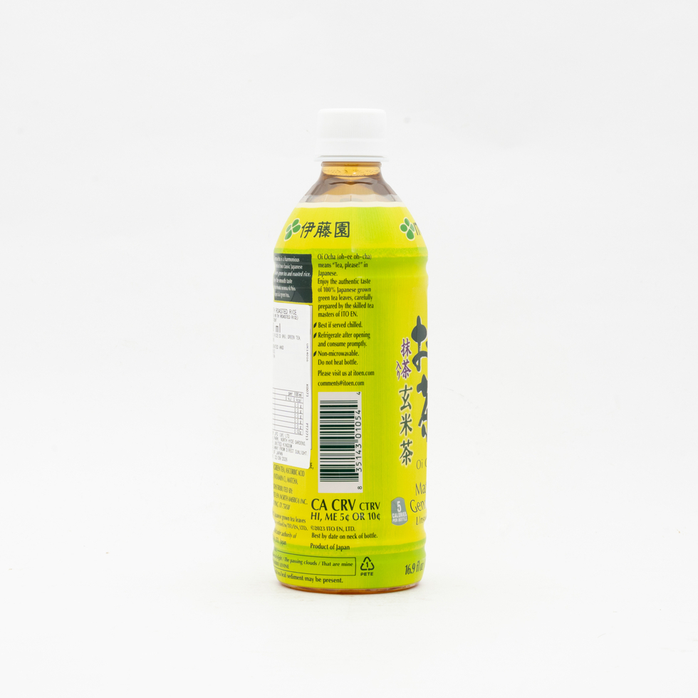 Itoen Ooi Ocha Genmaicha Brown Rice Tea with Matcha 500ml