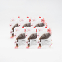 Agape Kitchen Fish Shape Red & Black Dates Cake (Set of 6pcs)  