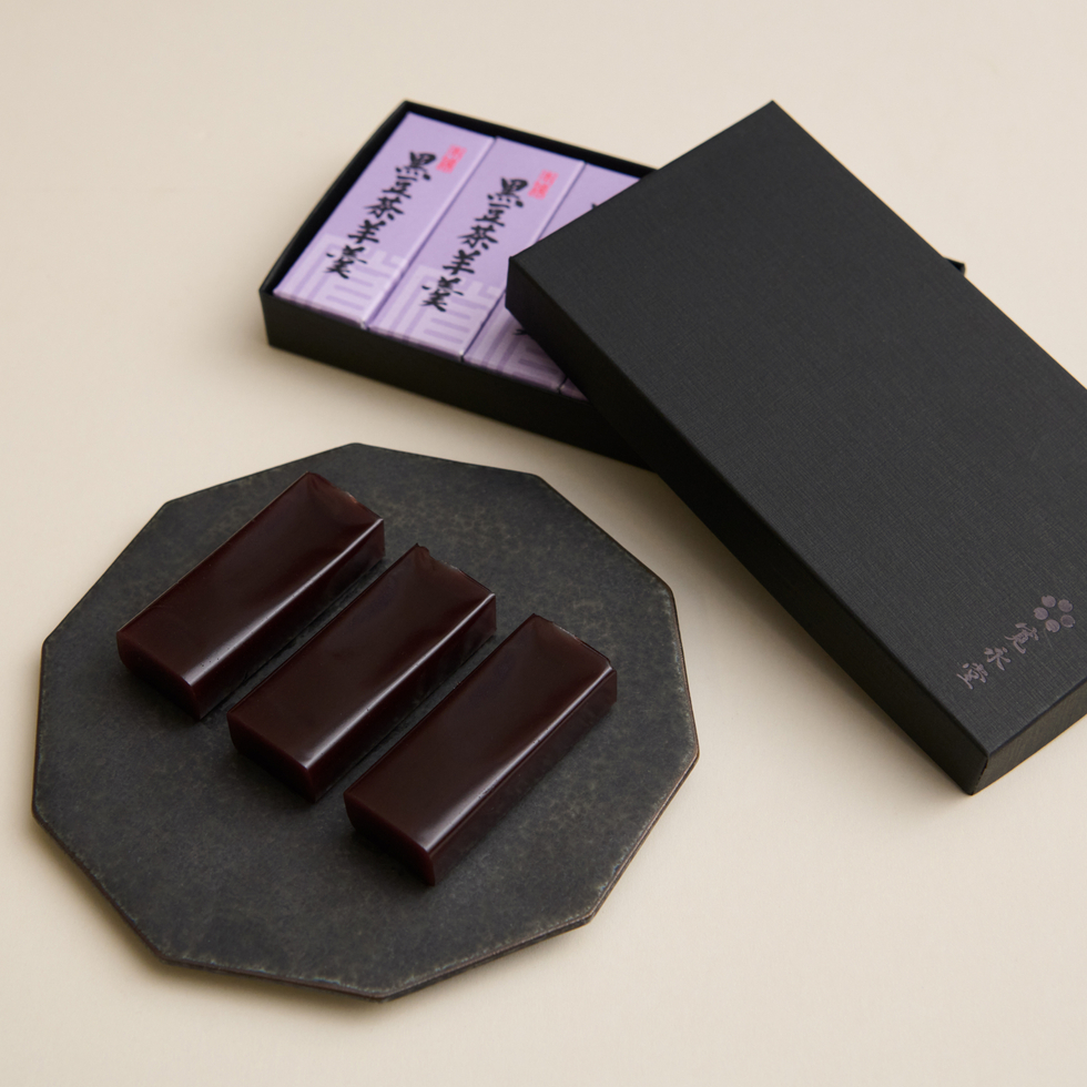 Kaneido Black Soybean Tea Yokan Jelly 6 pcs